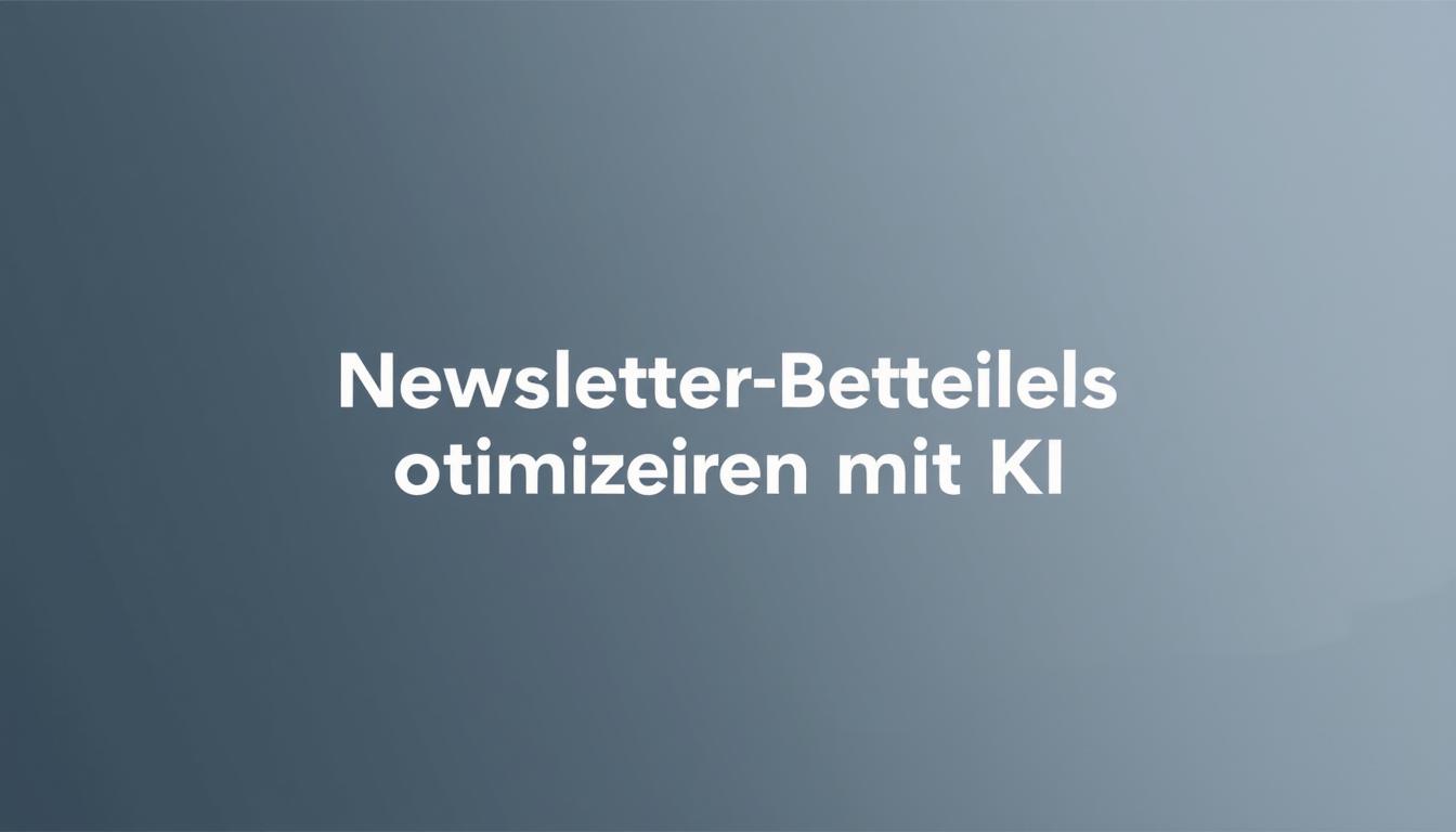 Die besten Prompts für Newsletter-Betreffzeilen