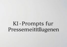 Die besten Prompts für Pressemitteilungen