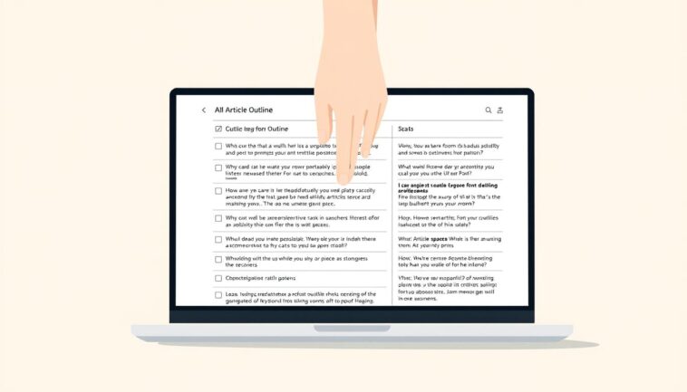 Die besten Prompts für strukturierte Artikelgliederungen