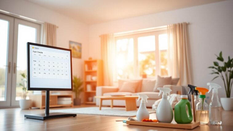 Putzplan automatisch erstellen mit KI: Nie wieder Chaos zu Hause