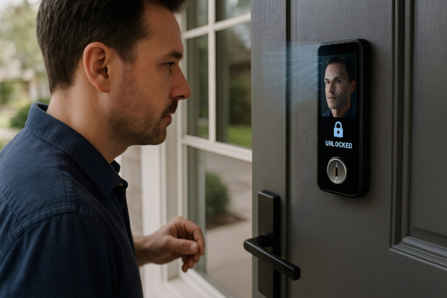 Gesichtserkennung für smarte Türöffner